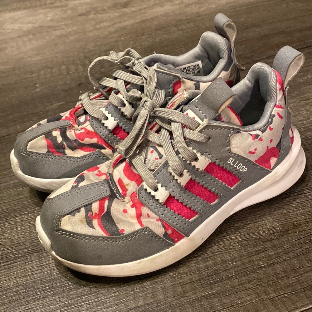 Pink Camo Adidas